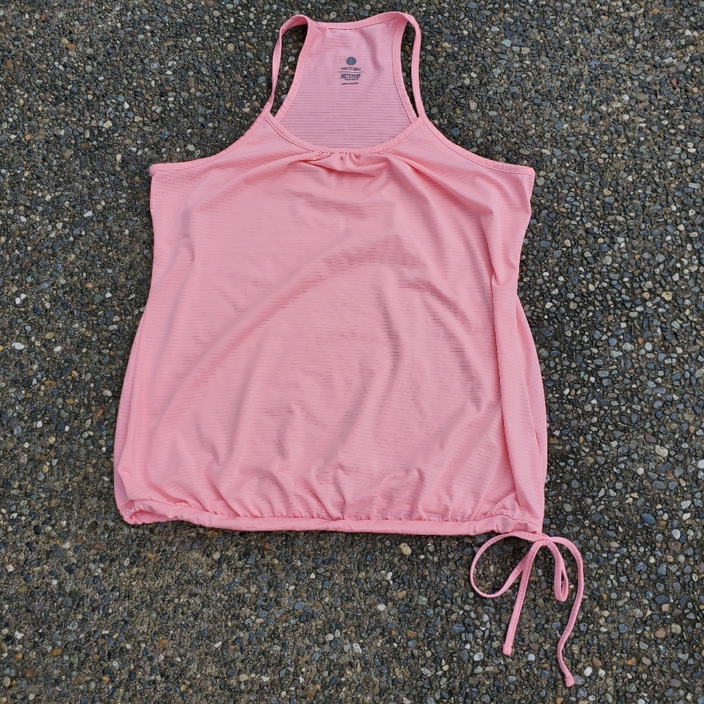 3/$15 Striped Yoga Racerback Tank Top